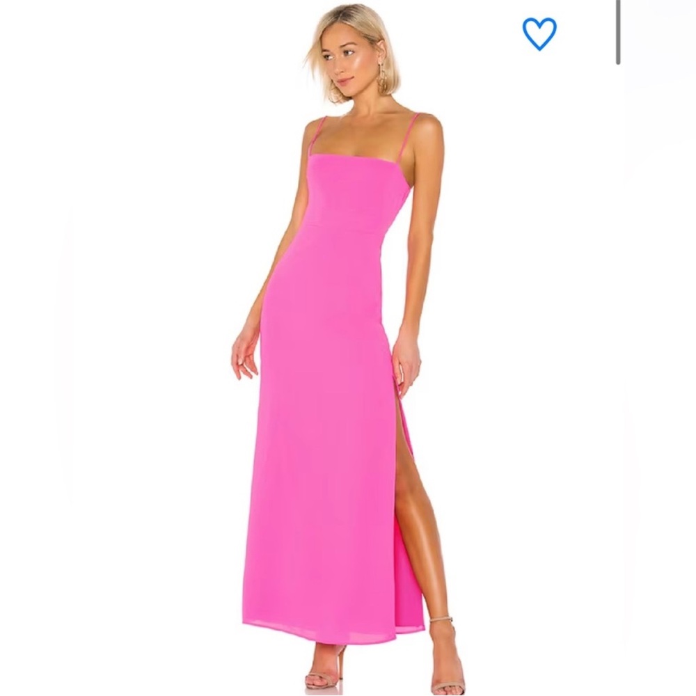 Revolve Superdown Addison Maxi Dress in Pink